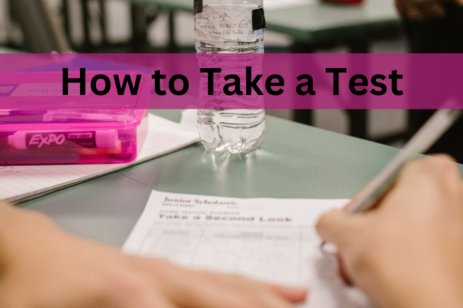 how to take a test