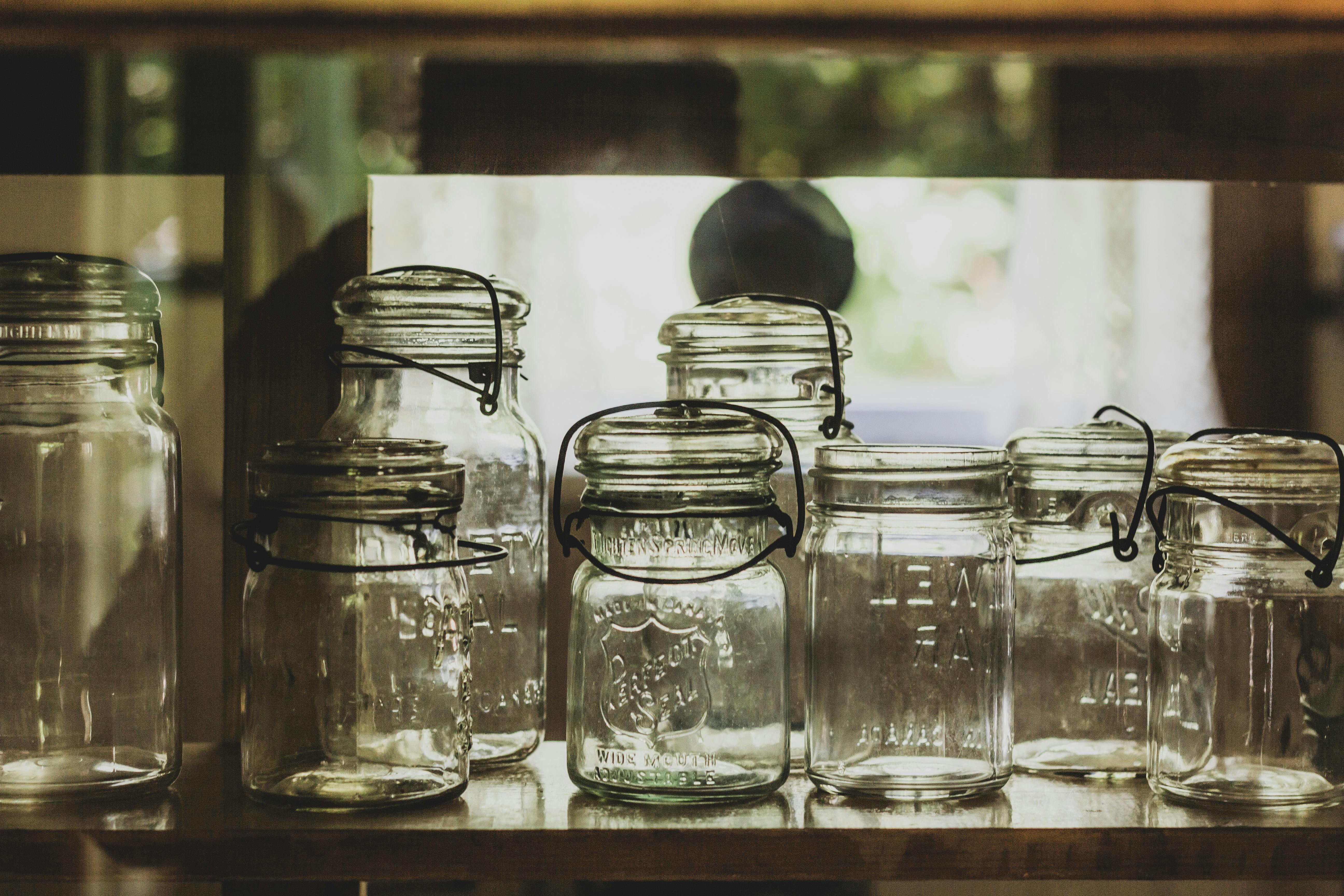 mason jar organizer