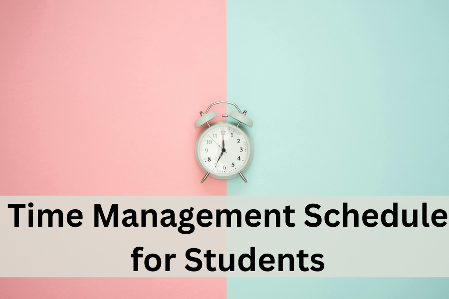 time management schedule for students