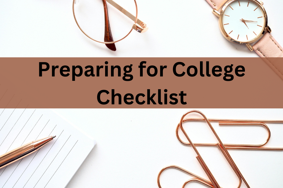 preparing for college checklist